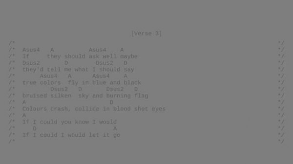 U2 - The Unforgettable Fire - Bad (Lyrics & Chords)