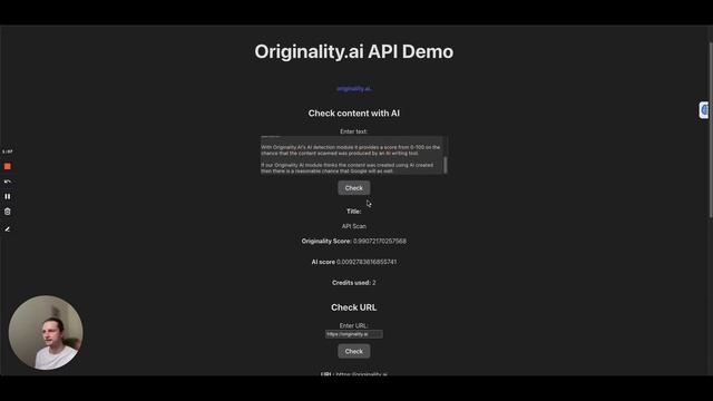 Originality.AI - How to Use an API for ChatGPT AI Detection - Video 5 смотреть онлайн