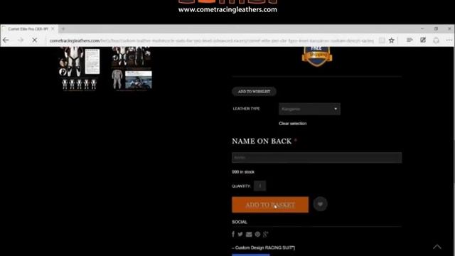 Comet "Custom color & Logo design software" explainer 4 racing leathers смотреть онлайн