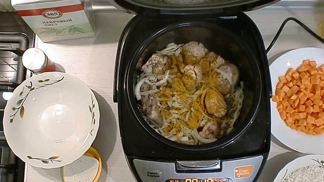 Плов с курицей в мультиварке смотреть онлайн