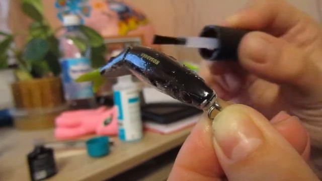 Лечим воблер.Подкраска. смотреть онлайн