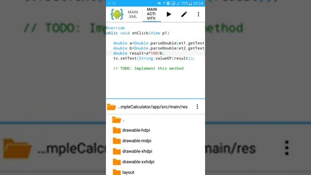 AIDE Tutorial - 54.1 Simple Calculator with border and percentage смотреть онлайн