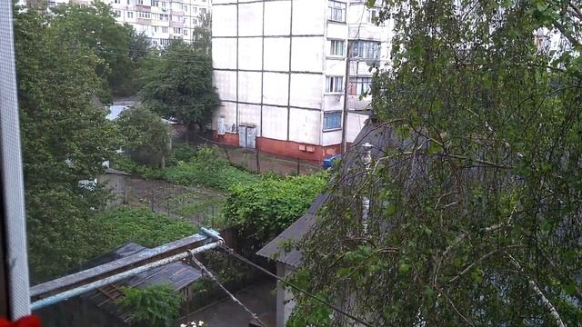 Опять ливень в Житомире. Погода в Житомире. смотреть онлайн