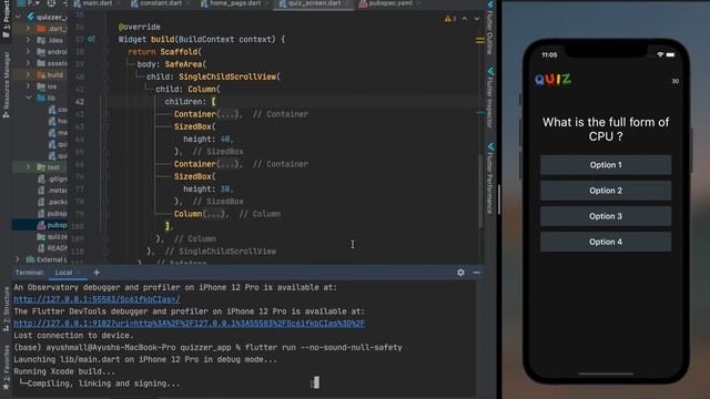 [AUDIO FIXED] How to make Quiz-taking App in #Flutter || Explained in #Hindi || And-Developers смотреть онлайн