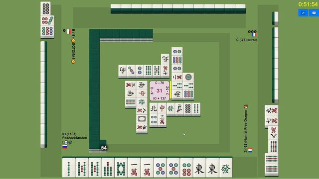 PeacockStudent. MCR Марафон на портале MahjongSoft - #7. 8 маджонгов, 1 "селф". смотреть онлайн