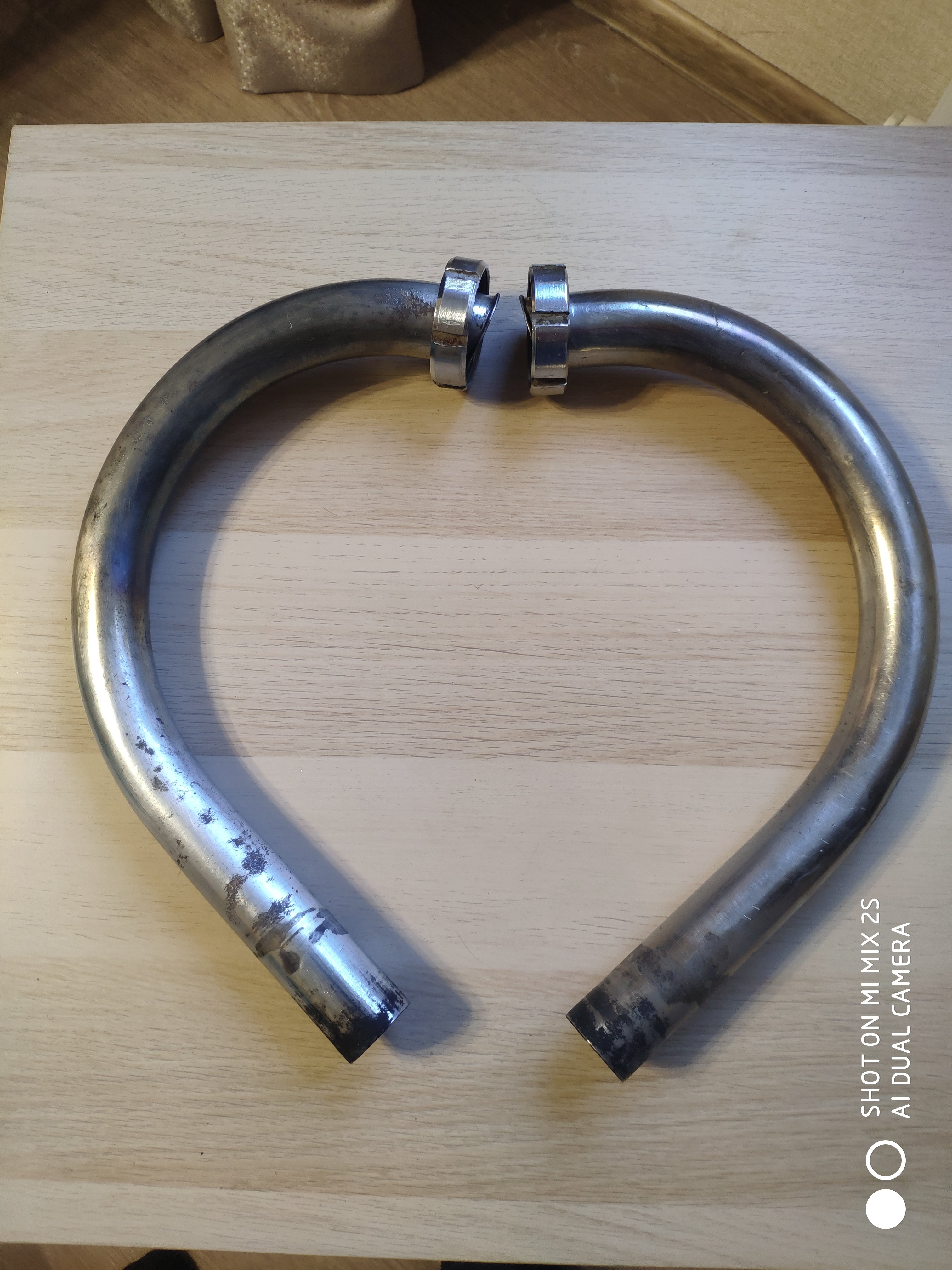 Патрубки с гайками хром для Восход 3М смотреть онлайн