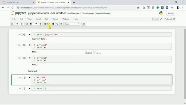 Jupyter Notebook - User Interface смотреть онлайн