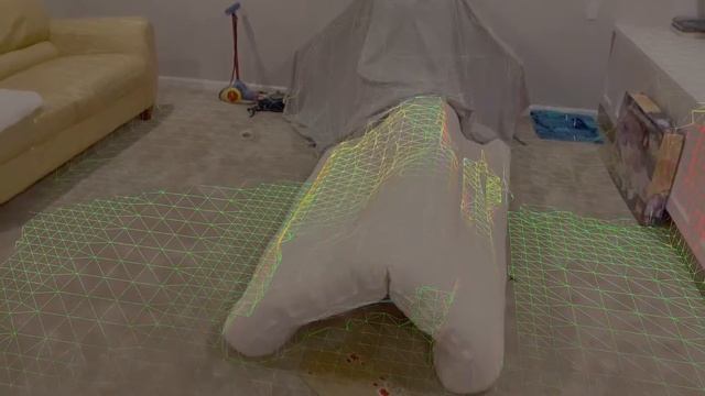 iPad Pro 3D Mesh Geometry using LiDAR sensor. смотреть онлайн