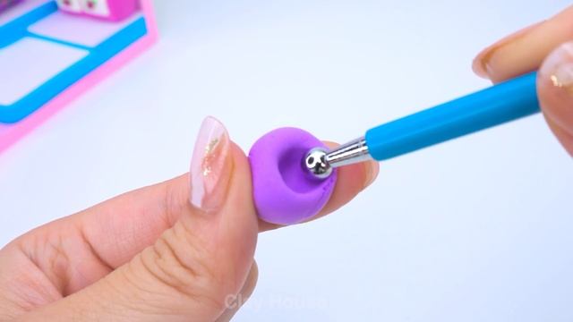 How To Make Polymer Clay Miniature House, Kitchen Set, Bedroom For Hello Kitty ❤️ DIY Miniature Cla