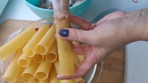 Фаршированные макароны "КАННЕЛЛОНИ" в соусе "Бешамель"