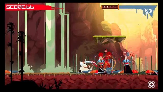 Super Samurai Rampage: iOS iPhone Gameplay Walkthrough (by Brackish Games) смотреть онлайн