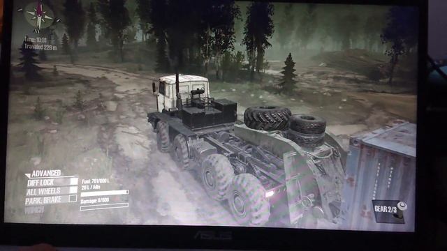 SPINTIRES MUDRUNNER | Asus Laptop Intel Celeron N4500 Fps Test