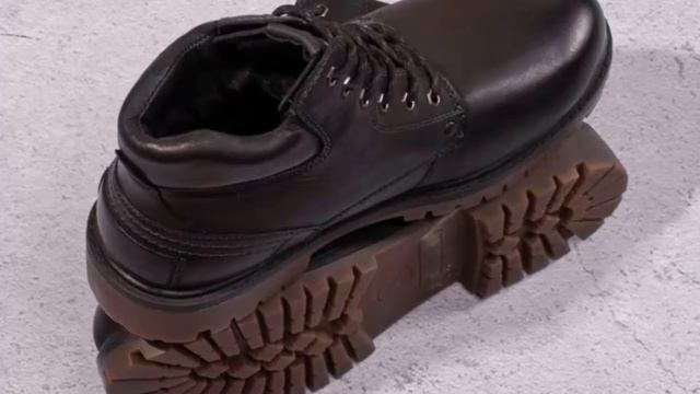 Зимние мужские ботинки на меху модель на шнуровке подошва прошита по скидке 856 гривен смотреть онлайн