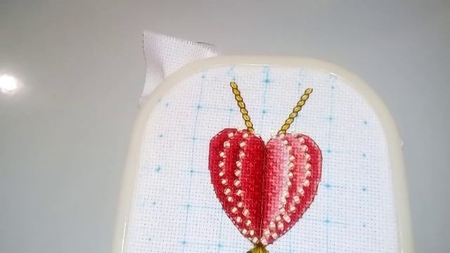 ➳ ❤ ♥ Подарок на 14 февраля ➳ ❤ ♥ Вышивка крестиком. смотреть онлайн