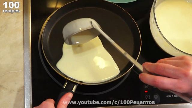 Блинчики на Кефире Рецепт - Вкусные и Ажурные смотреть онлайн