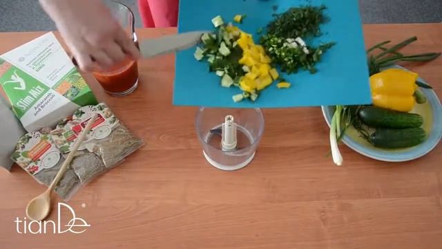 Холодный крем суп на основе белково овощного микса с амарантом и брокколи ActiveLife