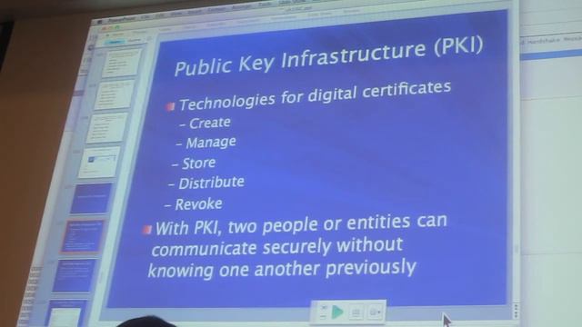 Sam's Network Security Class - Thurs 04/25/2013 - Understanding Cryptography Pt4 смотреть онлайн