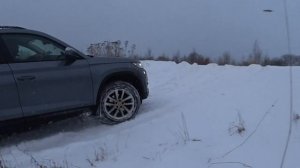 Шкода Кодиак Дизель против снега Skoda Kodiaq TDI