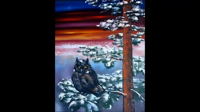 Таёжное Рождество... Художник Олег Захаров. смотреть онлайн