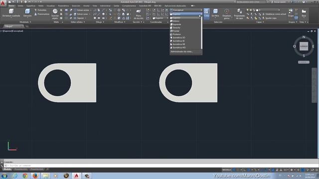 Curso Autocad 3D - Capitulo 1, Iniciando 3D con Extrude смотреть онлайн