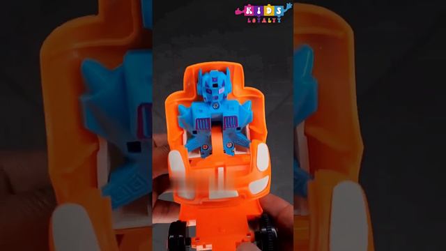 Robot Friction Toy Mini Racing converting the car for kids смотреть онлайн