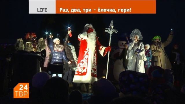 Раз два три  ёлочка гори!