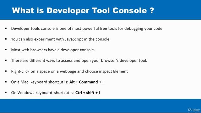 #2 The Chrome Developer Console, Javascript For Beginners смотреть онлайн