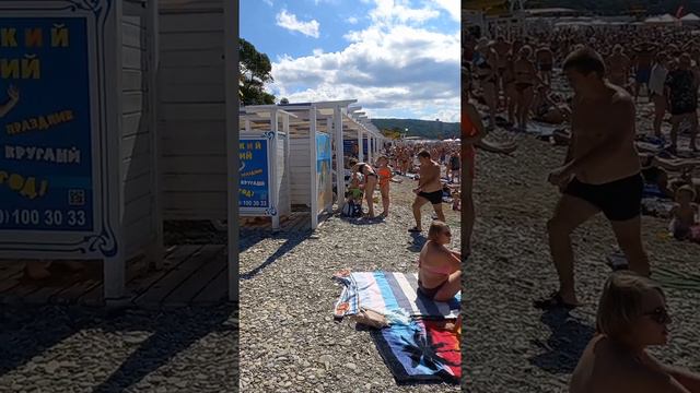 ДИВНОМОРСКОЕ ☀️ ПЛЯЖ,СОЛНЦЕ ,МОРЕ .🤭15 сентября .#дивноморское#дивноморск смотреть онлайн