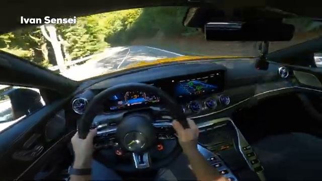 2024 MERCEDES AMG GT 63 S 4 Door How BRUTAL Drives V8 BITURBO 843HP Coupe?! FULL POV Review смотреть онлайн