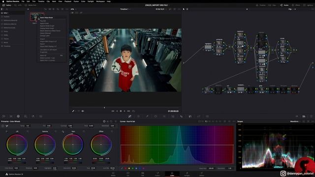 How To Import & Export A Node Tree | DaVinci Resolve Tutorial смотреть онлайн