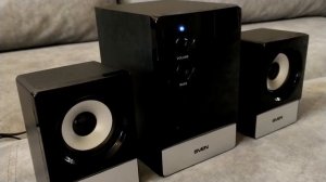 Колонки 2.1 SVEN MS-90 - тест №5 качества звука, басы прибавлены на максимум