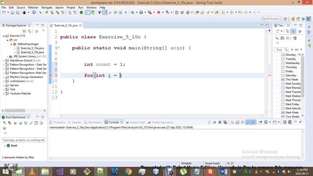 Introduction To Java Programming Exercise 5 10c смотреть онлайн