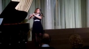 Полина Сапожникова флейта Ария Бозза
