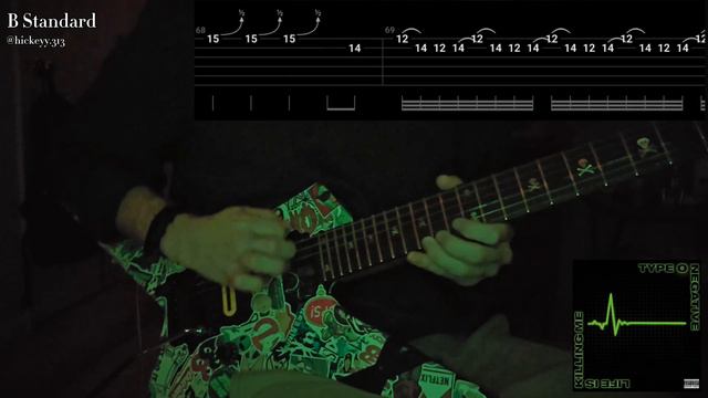 I Don't Wanna Be Me - Type O (solo tabs/tutorial) смотреть онлайн