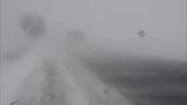 Mourning in the USA! Snow storm closes all roads in Nebraska! Shocking shots! смотреть онлайн