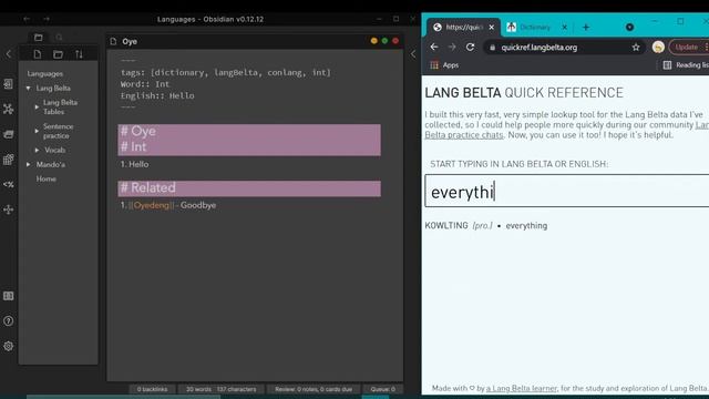 Making a Dictionary Using ObsidianMD смотреть онлайн