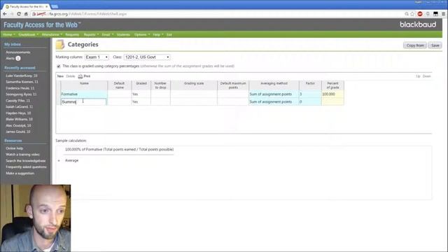 FA Web - How to Make Percentage-based Summative and Formative Grade Categories смотреть онлайн