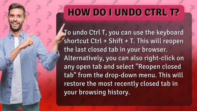 How do I undo Ctrl T? смотреть онлайн