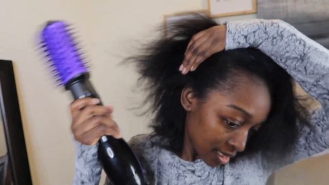 INFINITIPRO BY CONAIR®THE KNOT DR ALL IN ONE DRYER BRUSH.WILL IT WORK ON MY AFRICAN HAIR?VLOGMAS смотреть онлайн