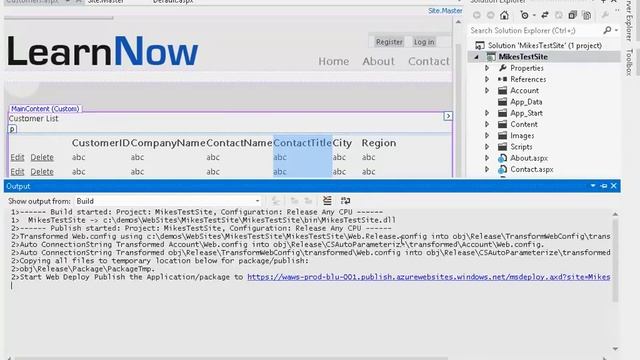 Intro to Windows Azure 2012 tutorial: SQL Azure and Websites смотреть онлайн