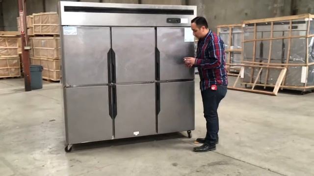 six door Commercial refrigerator смотреть онлайн