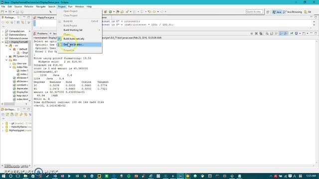 Chapter3 - 3.1 Printf & JavaDoc & If..Else (Eclipse) смотреть онлайн