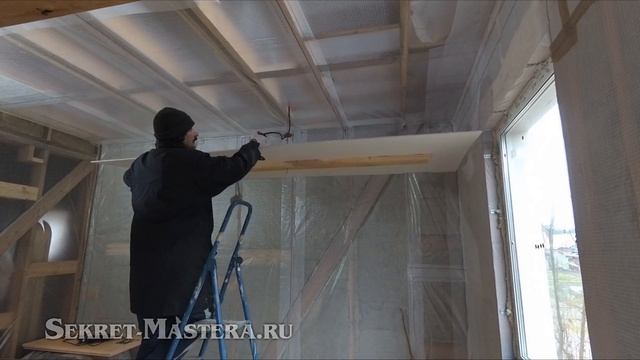 Гипсостружечная плита монтаж на потолок своими руками смотреть онлайн