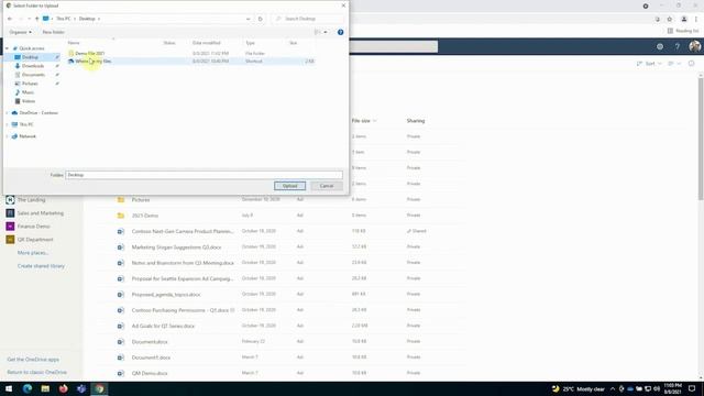 How to Upload file or Folder in Microsoft OneDrive смотреть онлайн