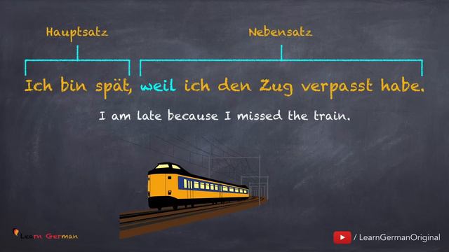 Learn German | Kausalsatz | Nebensatz | Weil (da) Vs Denn  | German For Beginners | A2 - Lesson 4