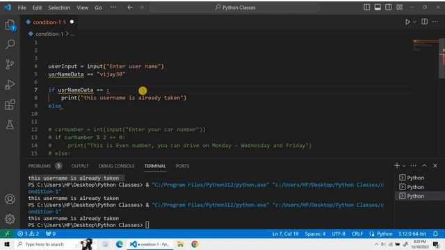if else elif in Python Programming: A step by step tutorial with examples for beginners to practice смотреть онлайн