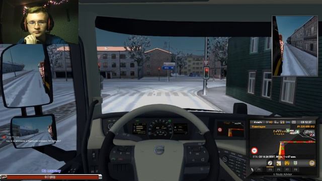 ●Ну хоть где-то снег и новогодний ивент, ETS 2MP ● смотреть онлайн