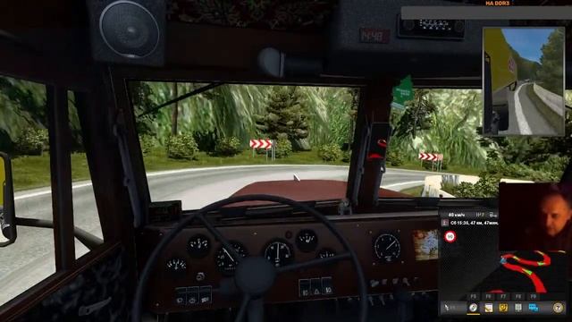 Euro Track Simulator 2 из Херсона в Сочи с KomikadzeVS Ч-2 смотреть онлайн