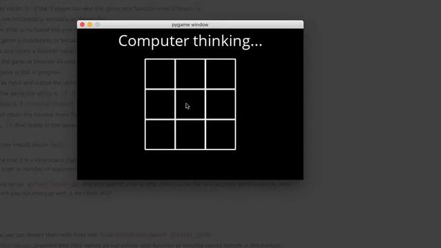 CS50 AI - Tic Tac Toe Project Demo смотреть онлайн