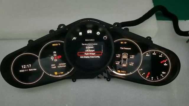 ZWNAV For Porsche Cayenne Panamera Car LCD Digital Cluster Virtual Cockpit Speedometer Instrument смотреть онлайн